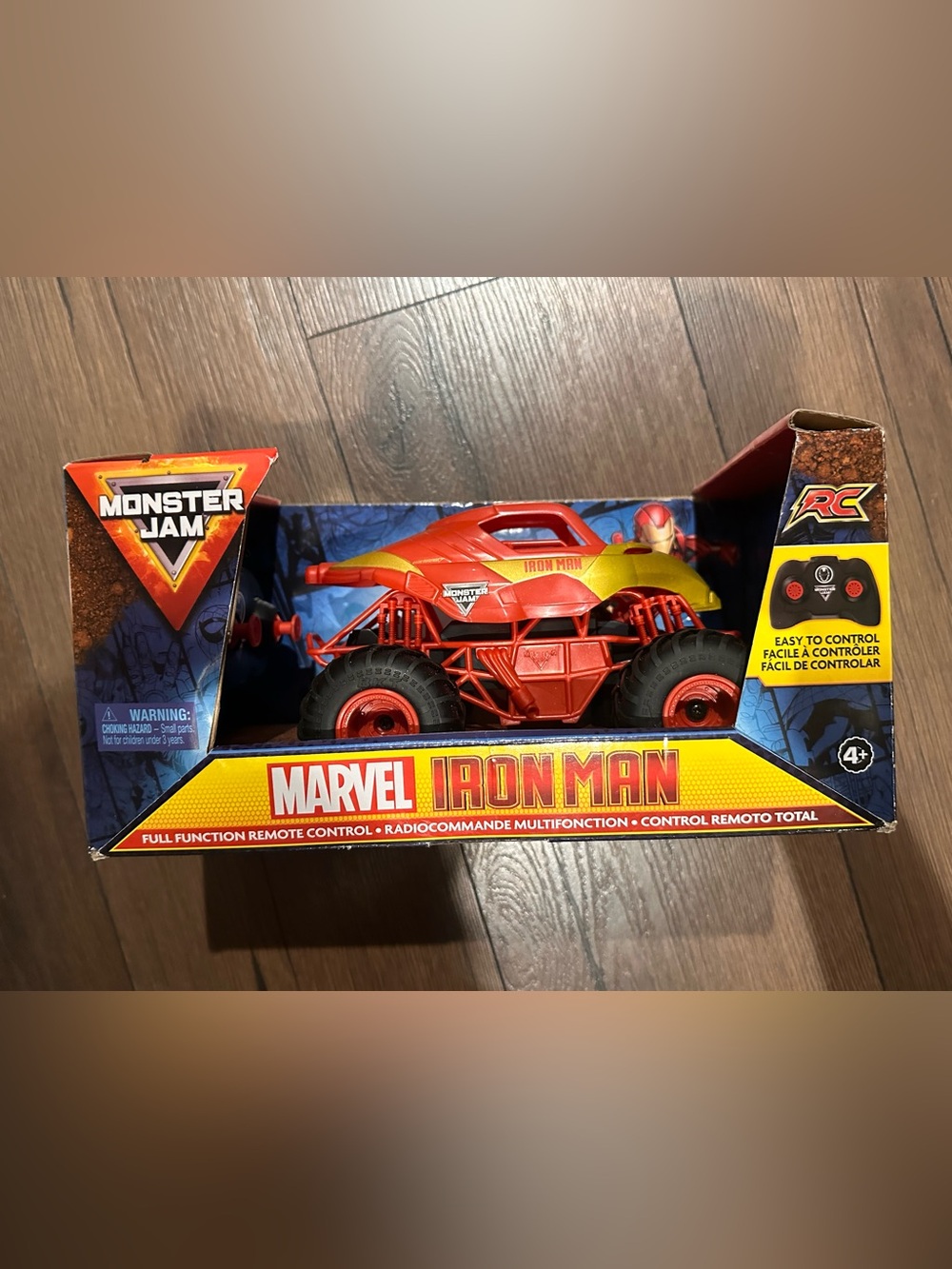 Marvel Iron Man Red & Gold Monster Truck Toy